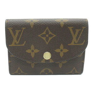 Louis Vuitton Porte Monnaie Wallet Rosalie Monogram brown